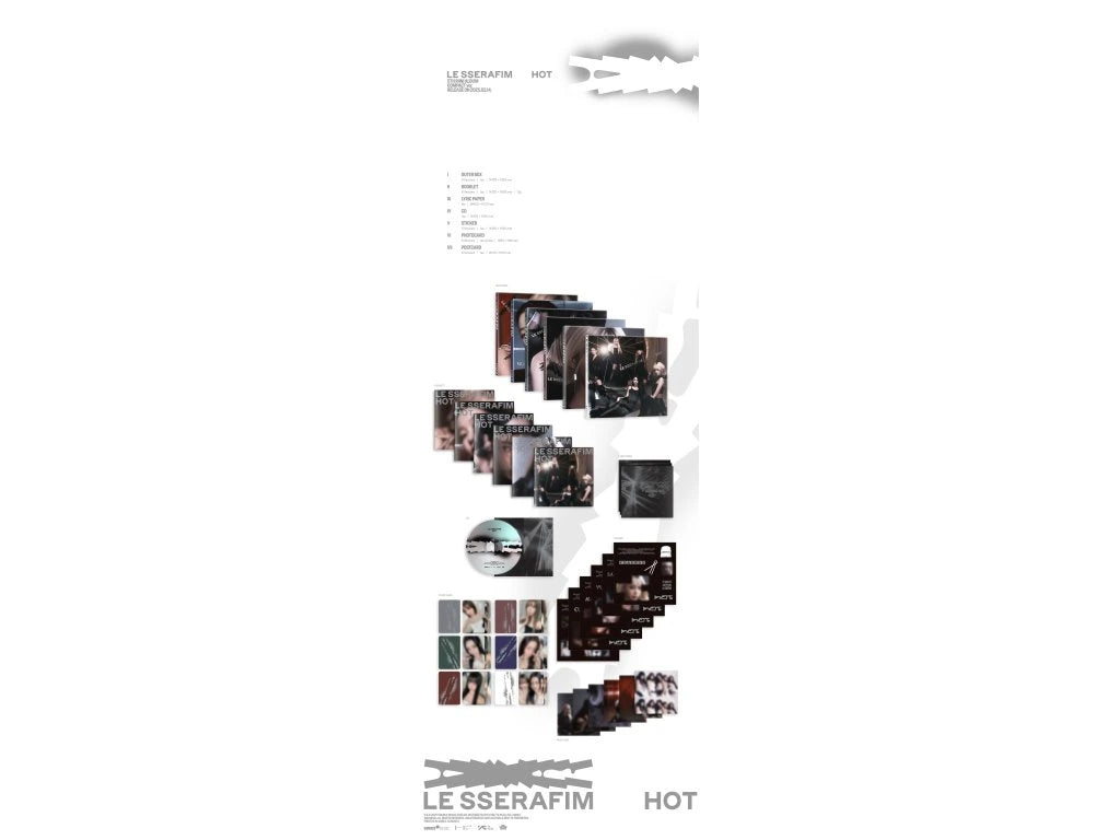 [PREORDER] Le Sserafim: Hot (Compact Album Version)