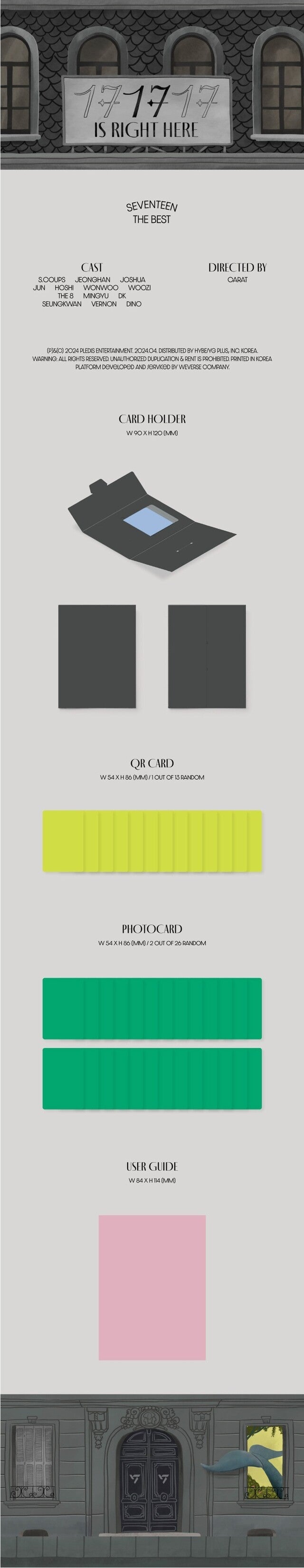 [PREORDER] Seventeen: Best Album: 17 is Right Here - Weverse Album
