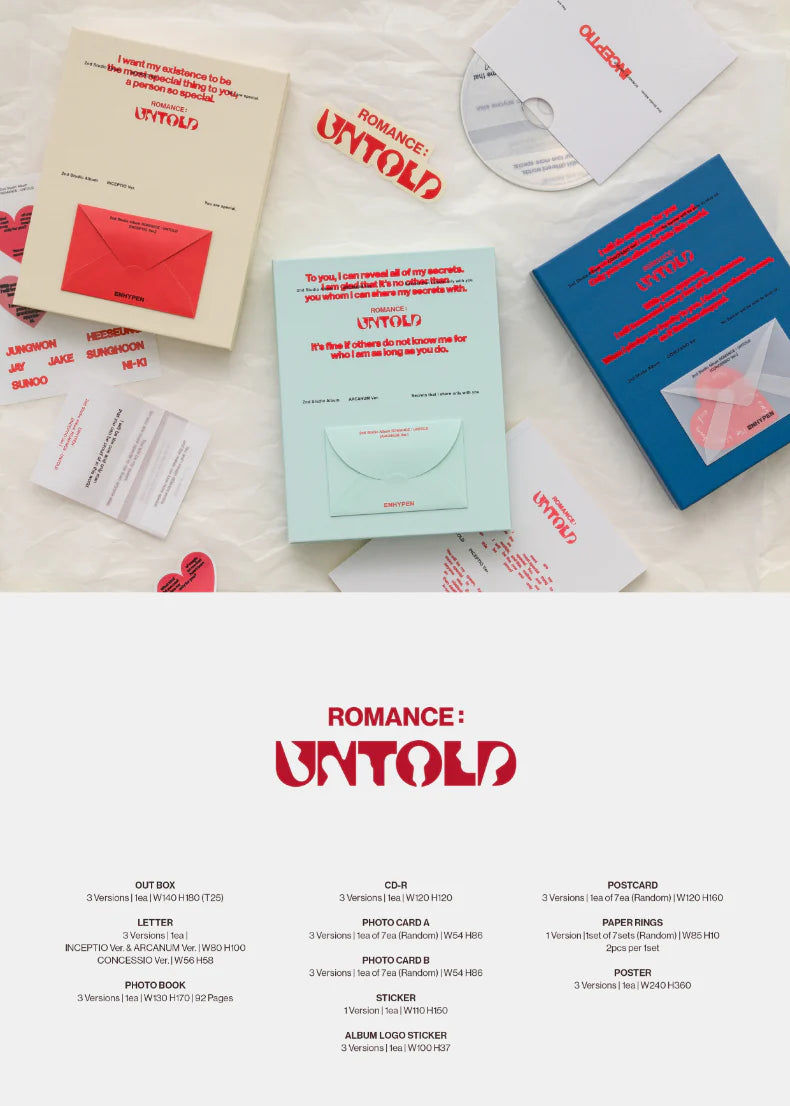 [PREORDER] Enhypen: Romance: Untold