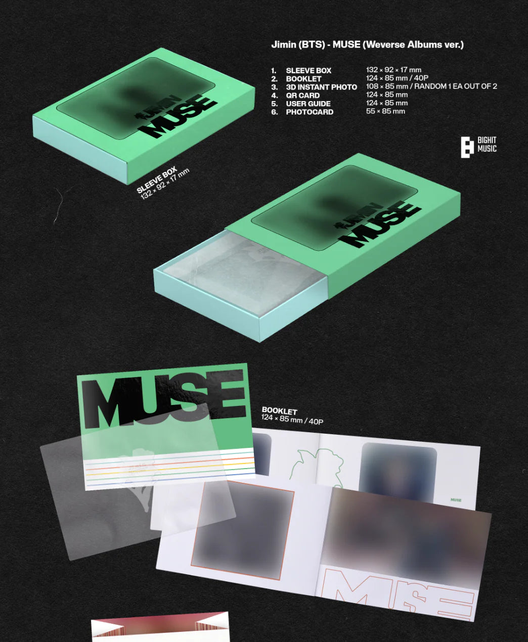 [PREORDER] Jimin (BTS): Muse - Weverse Album
