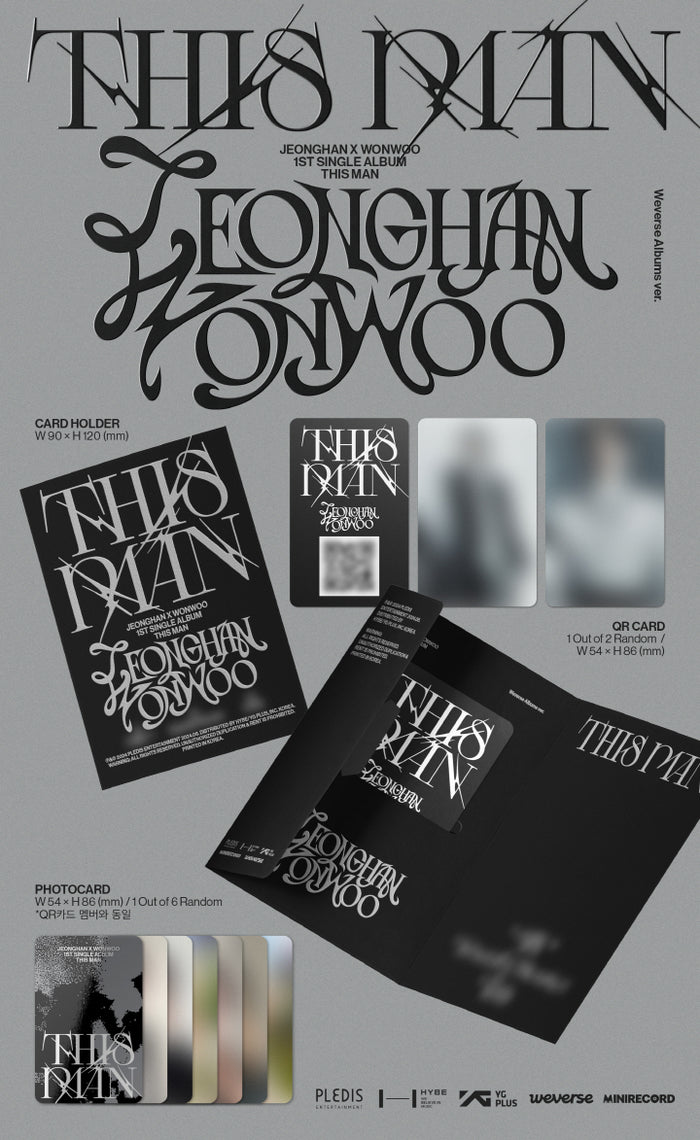 [PREORDER] Jeonghan X Wonwoo: This Man - Weverse Album