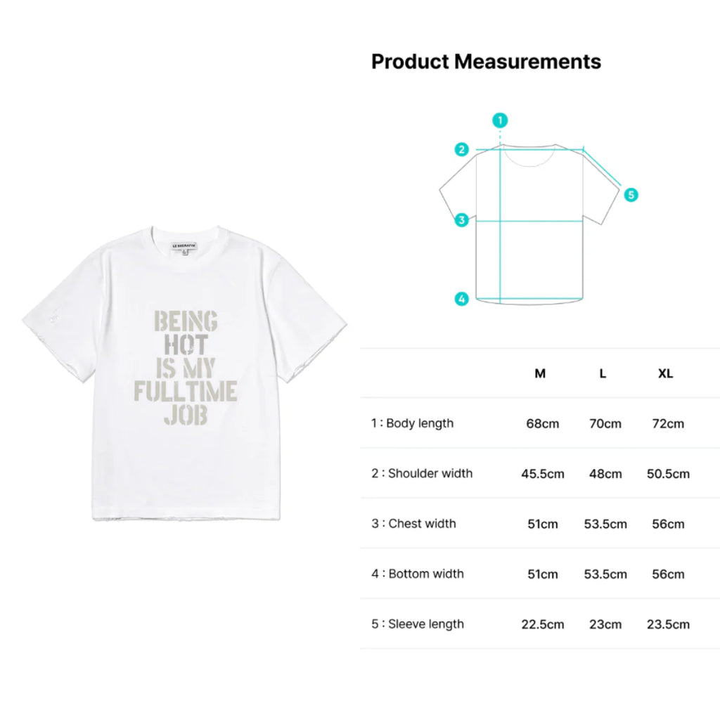 [PREORDER] LE SSERAFIM - LE SSERAFIM Official MD S/S T-shirt (L size)