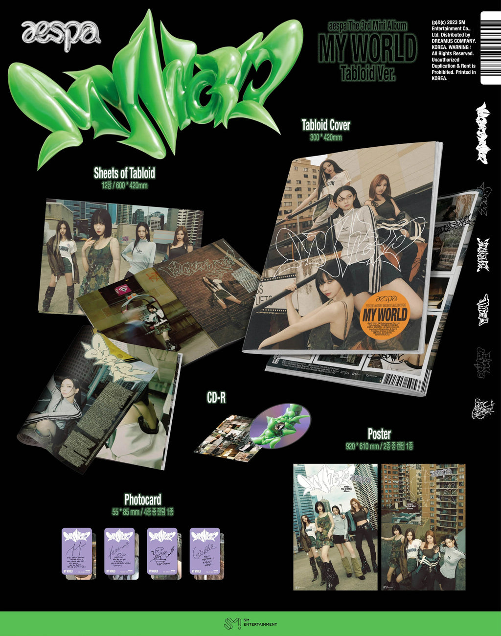 [PREORDER] Aespa: My World (Tabloid Version)
