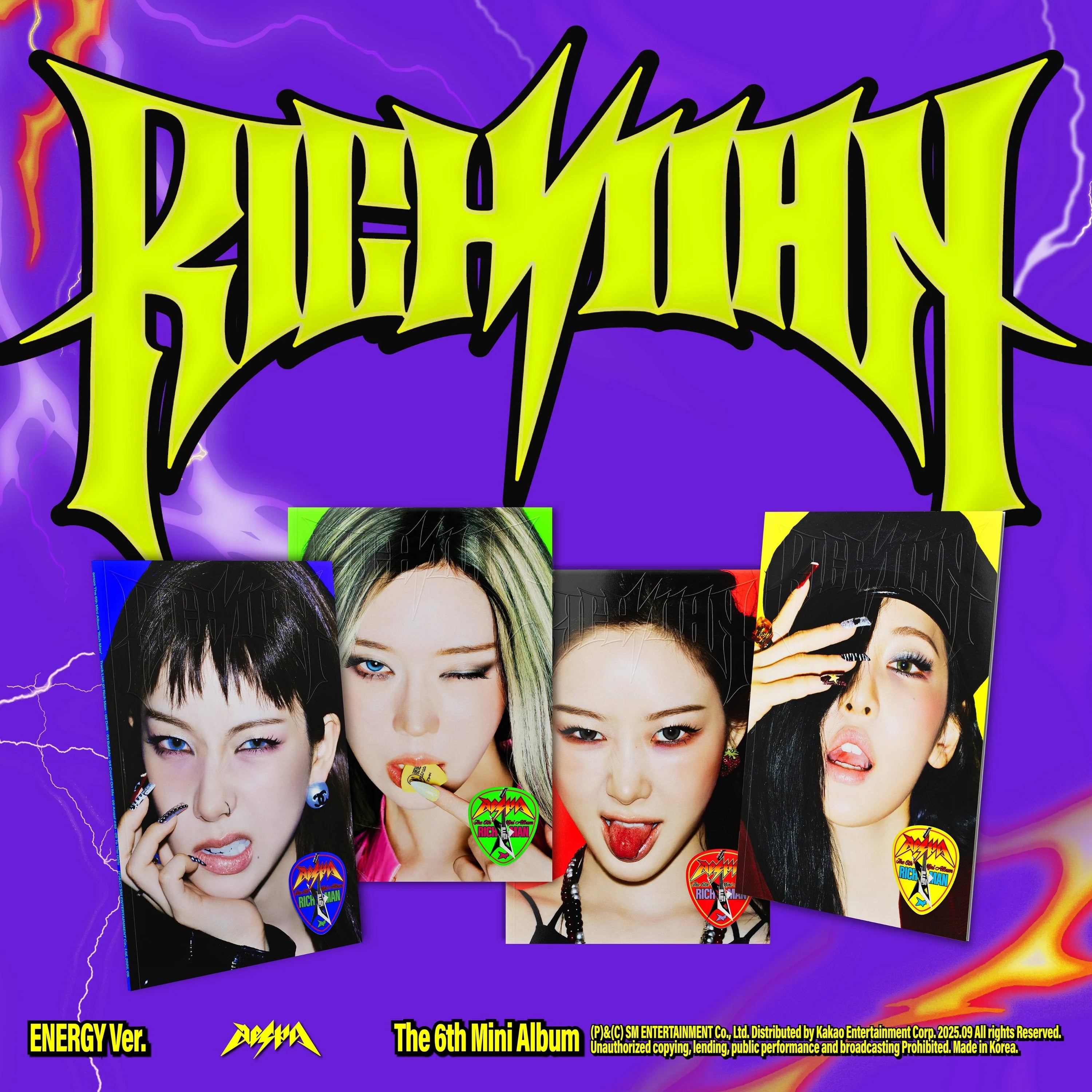 [PREORDER] aespa: Rich Man (Energy Version)