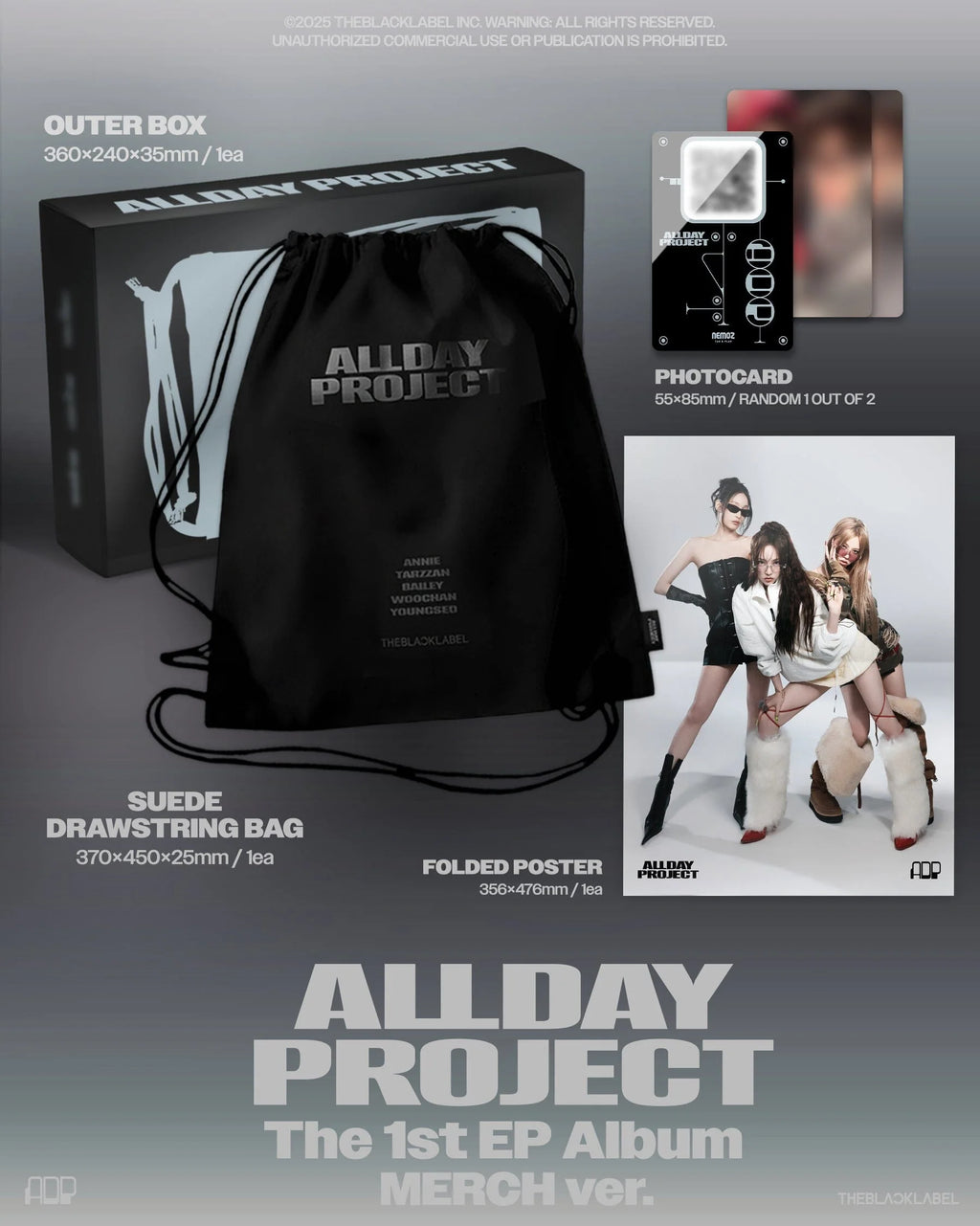 [PREORDER] Allday Project: Allday Project (Drawstring Bag Version)