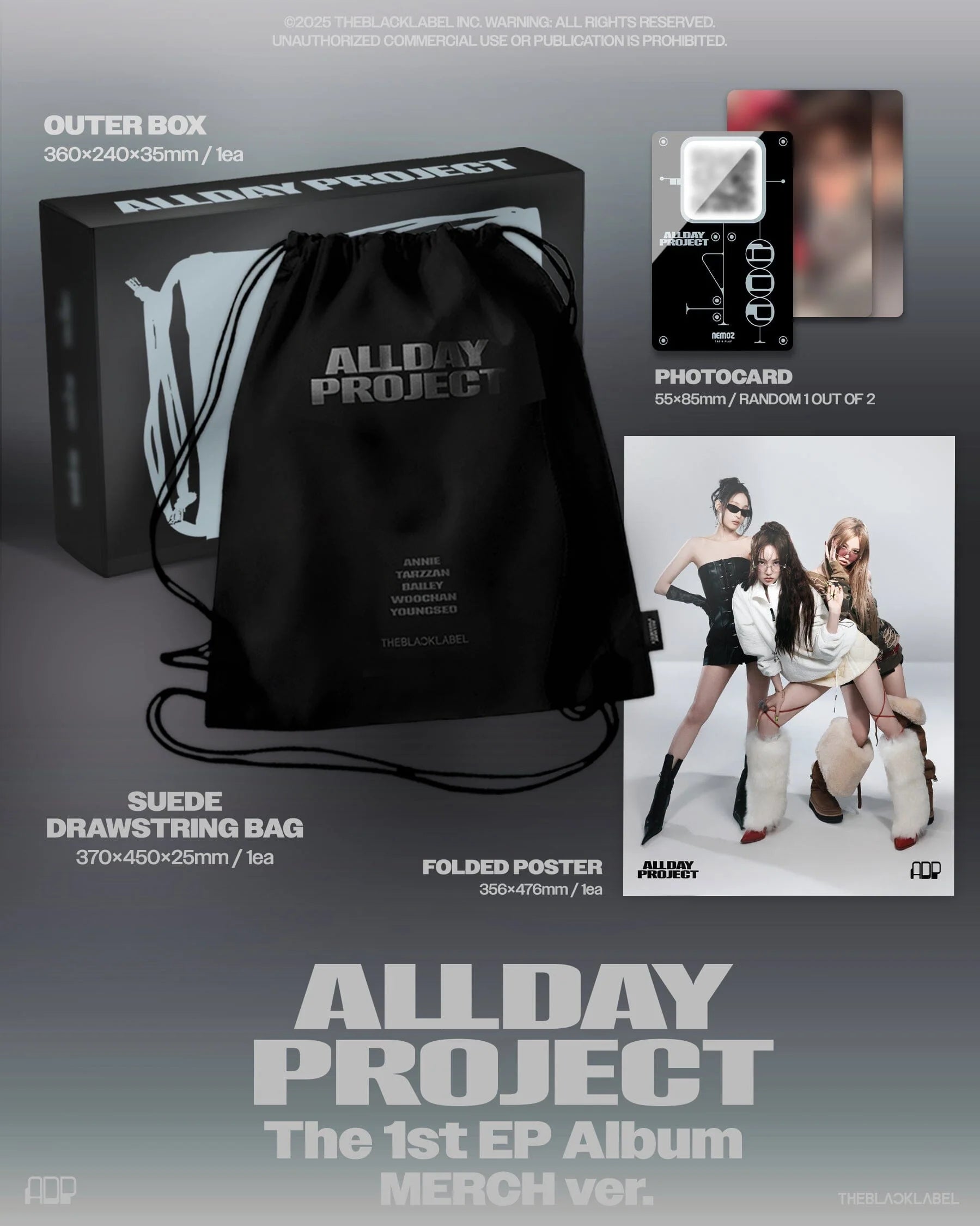 [PREORDER] Allday Project: Allday Project (Drawstring Bag Version)