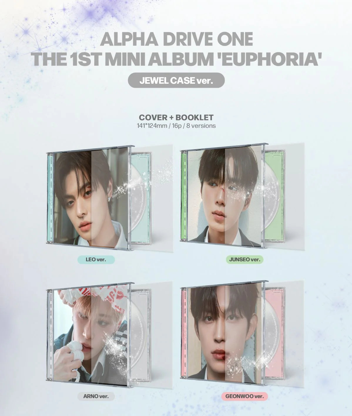 ALPHA DRIVE ONE - Euphoria (Jewel Case Ver.) + PHOTOCARD