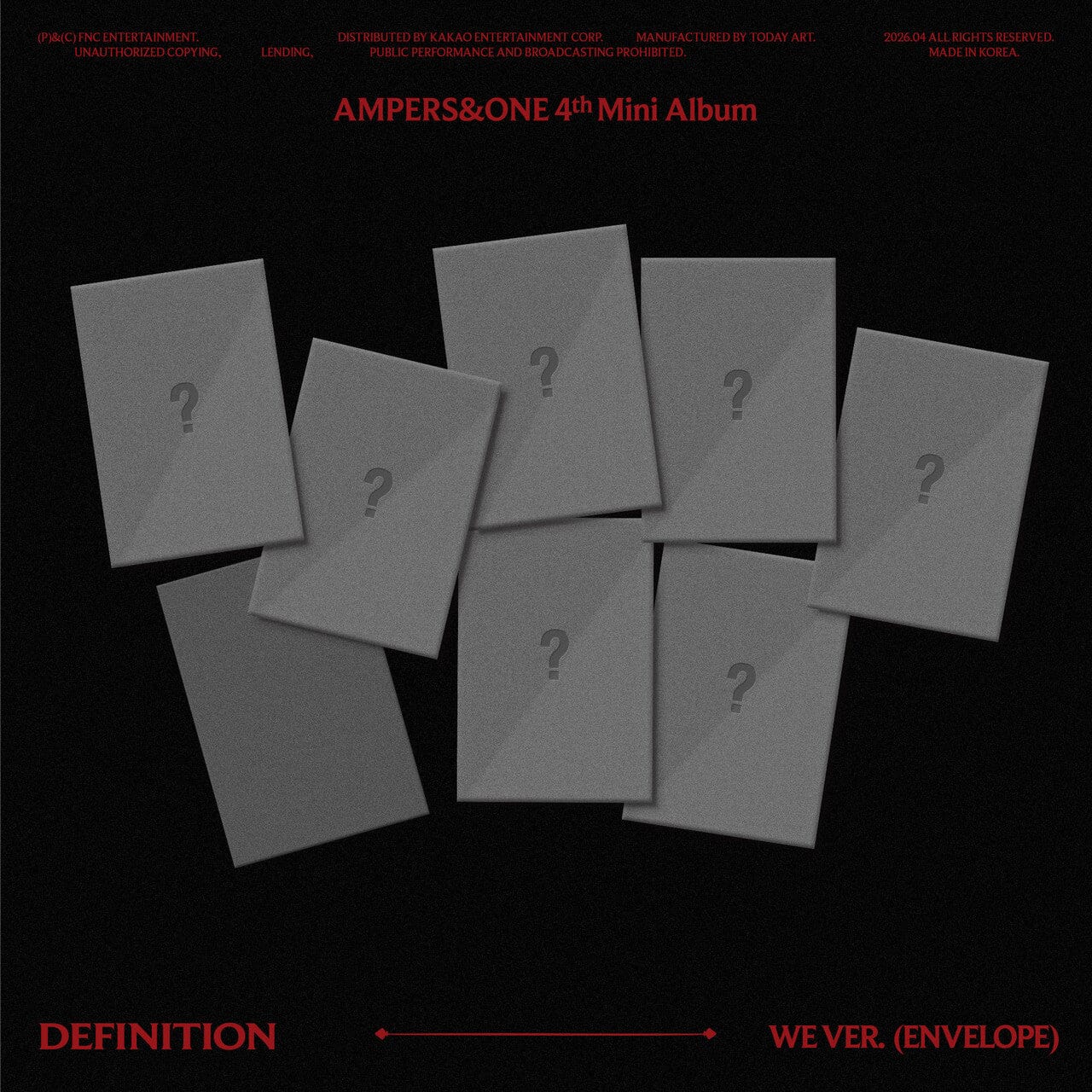 [PREORDER] AMPERS&ONE - Definition (We Ver.)