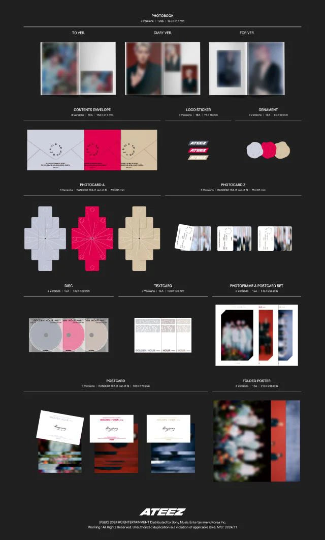[PREORDER] Ateez: Golden Hour: Part 2