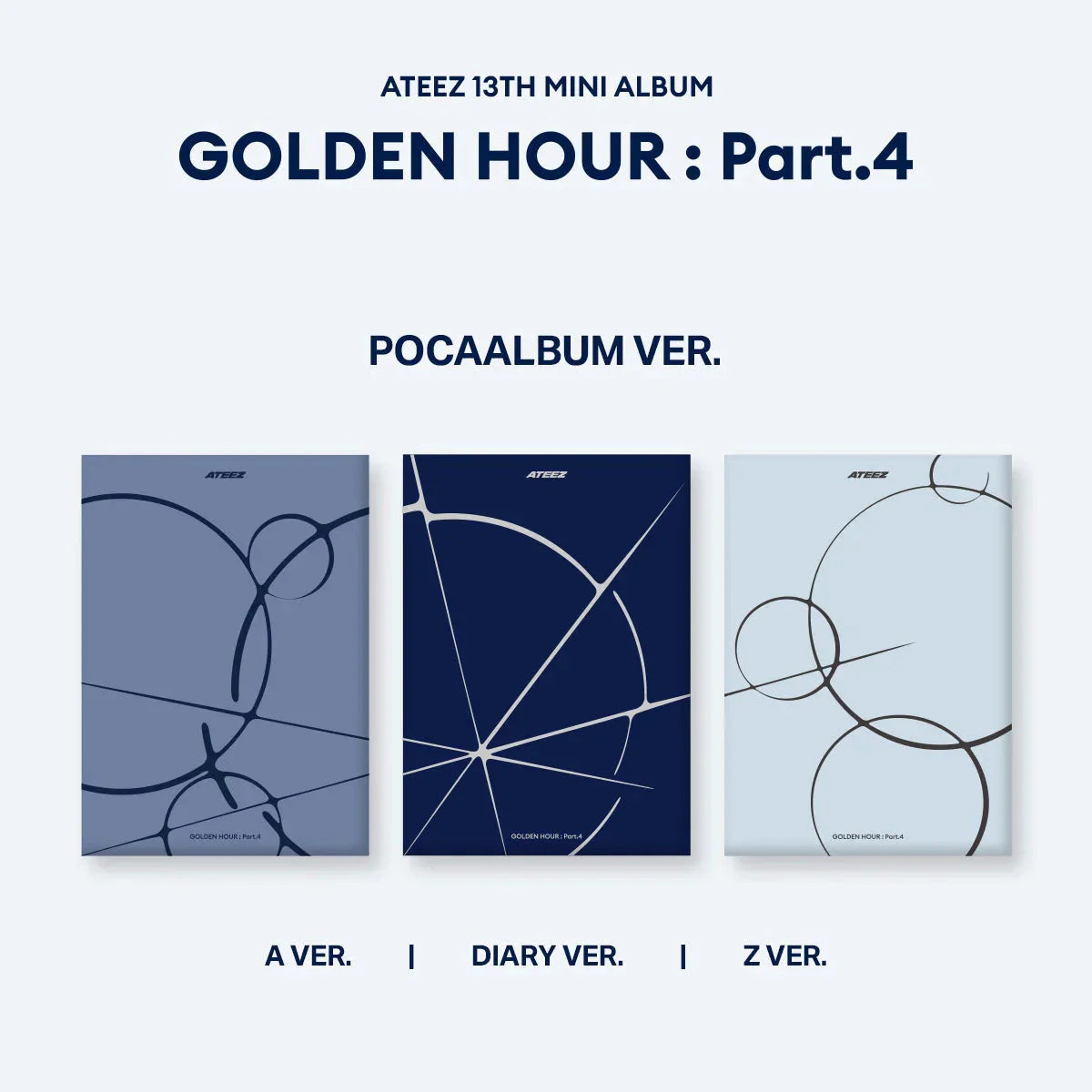 [PREORDER] Ateez: Golden Hour: Part.4 - Poca Album