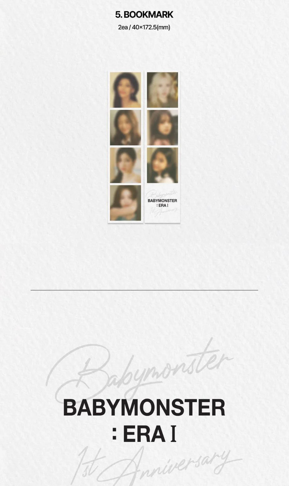 Babymonster: Era l [1st Anniversary Photobook)