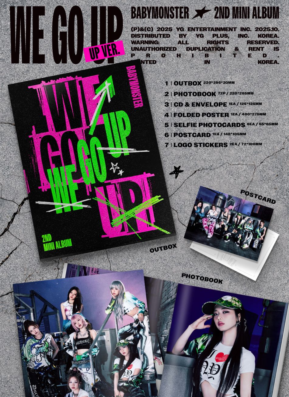 [PREORDER] BabyMonster: We Go Up (Up Version)
