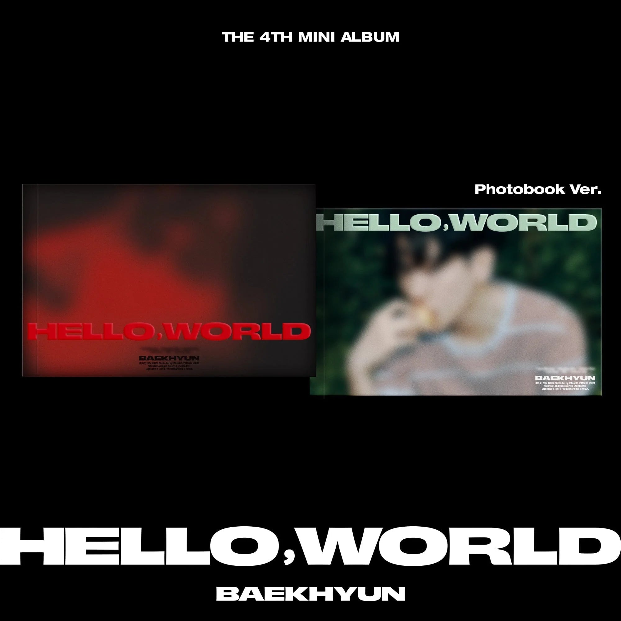 BAEKHYUN - HELLO, WORLD (PHOTOBOOK VER.) + Everline PC