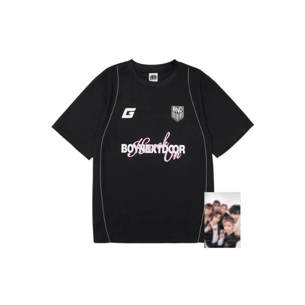 [PREORDER] BOYNEXTDOOR - KNOCK ON VOL.1 FINAL OFFICIAL MD (BLACK-M)+1Photocard