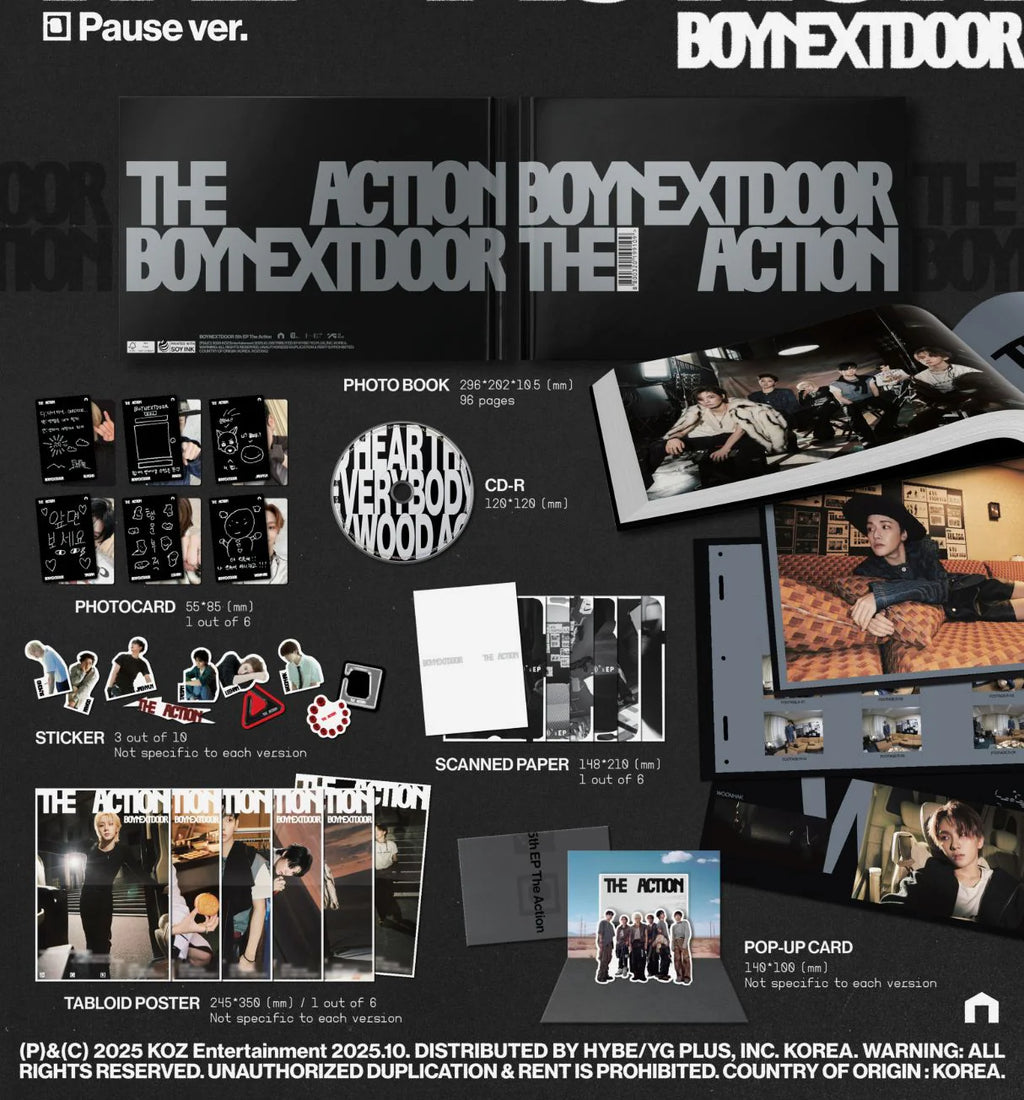 [PREORDER] Boynextdoor: The Action
