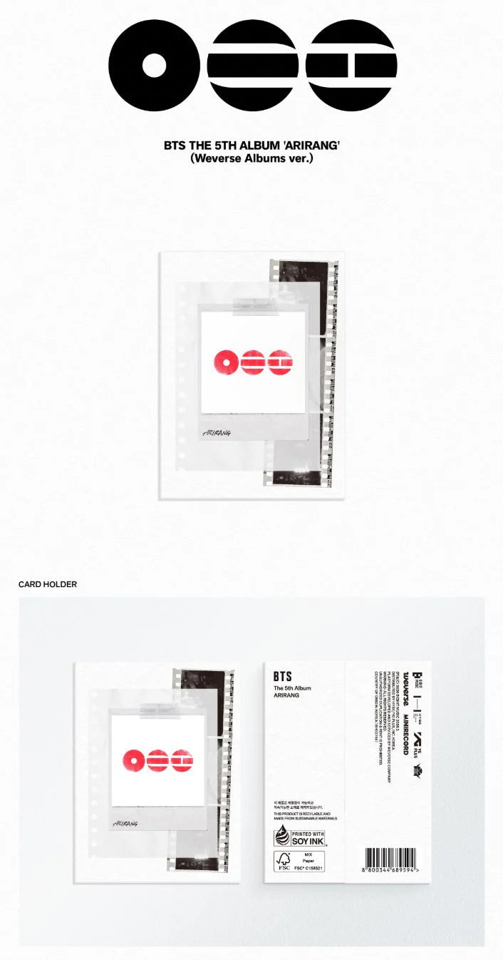BTS - Arirang (Weverse)+Ktown4U gift