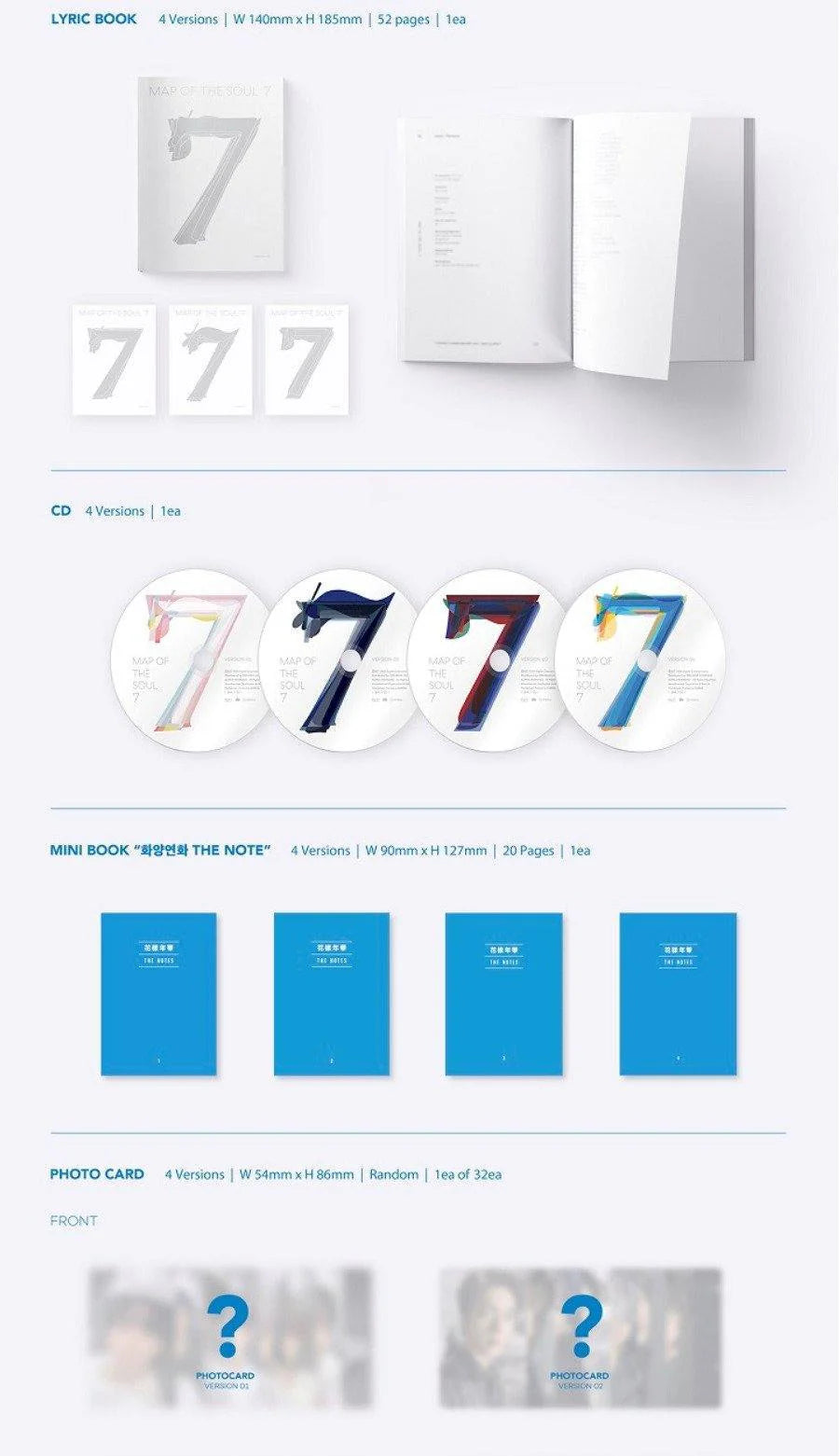 [PREORDER] BTS: Map Of The Soul: Seven (7)