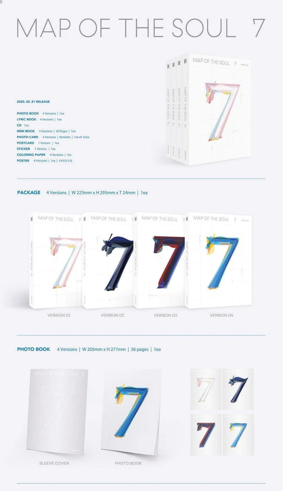 [PREORDER] BTS: Map Of The Soul: Seven (7)