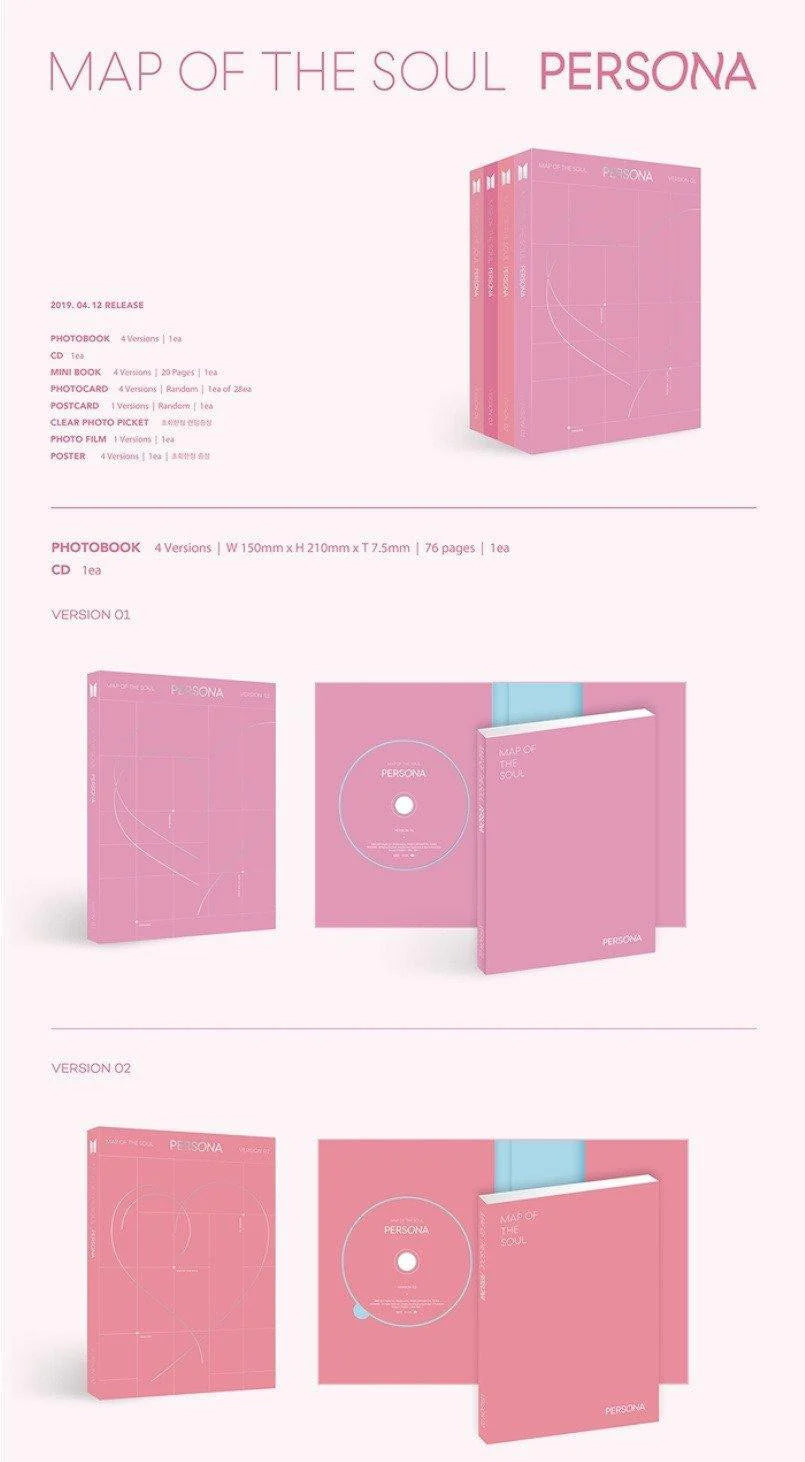 BTS - MAP OF THE SOUL : PERSONA ALBUM
