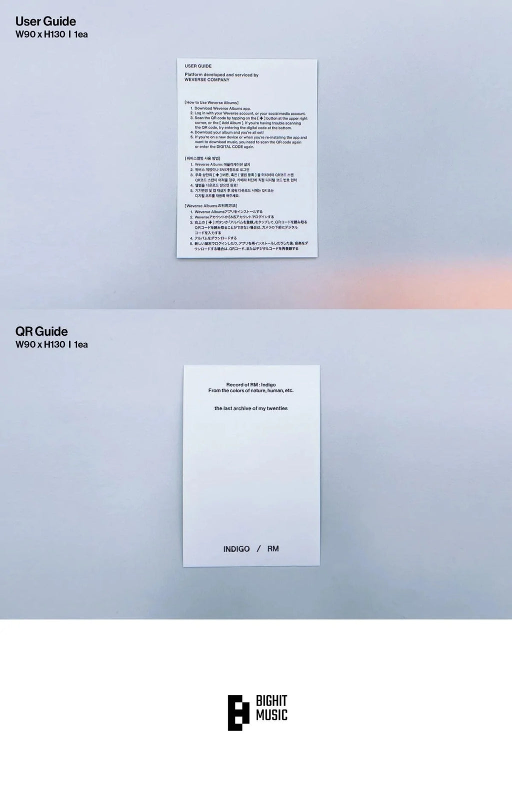 [PREORDER] RM (BTS): Indigo (Book Edition)