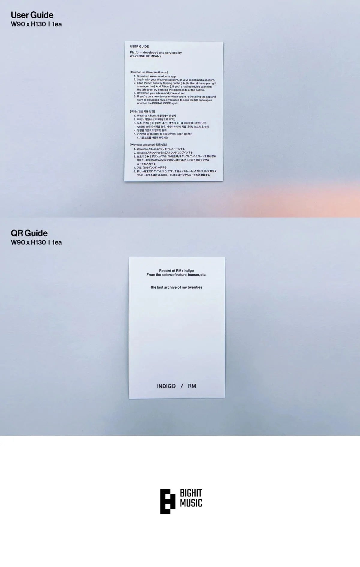 [PREORDER] RM (BTS): Indigo (Book Edition)
