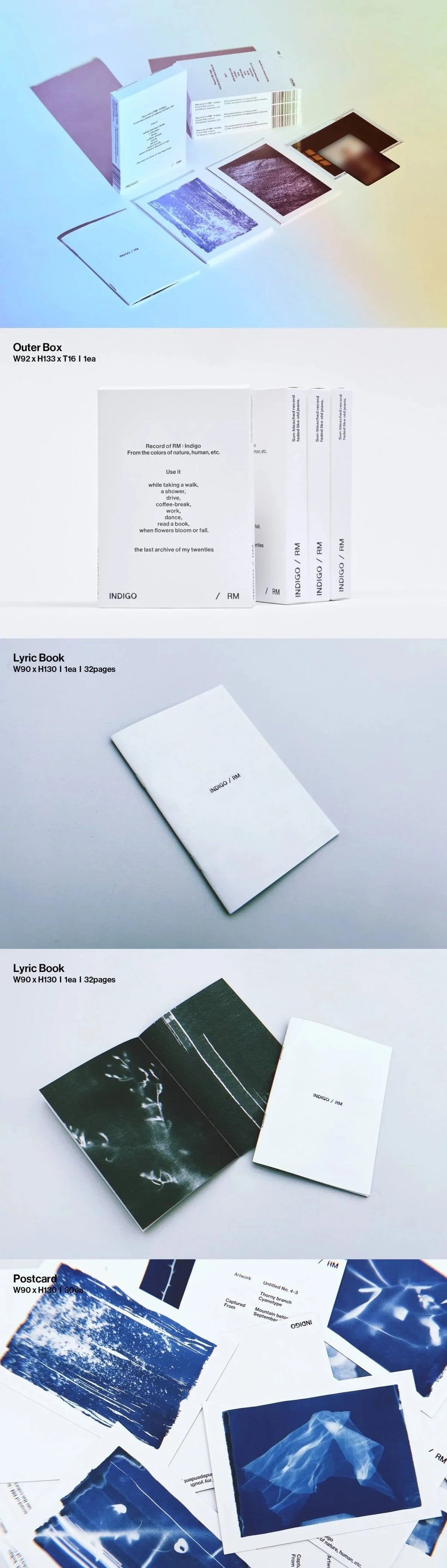 [PREORDER] RM (BTS): Indigo (Book Edition)