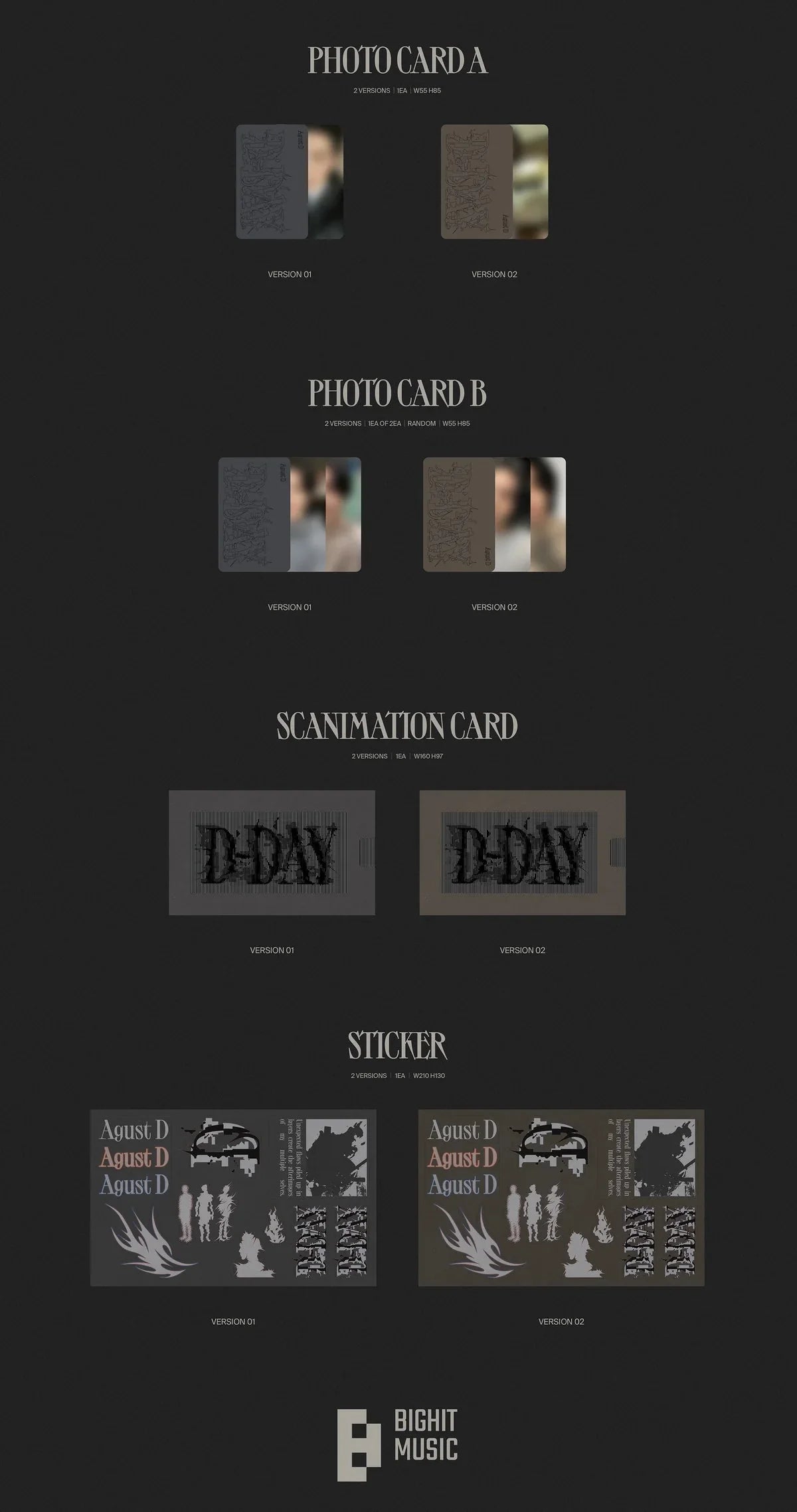 [PREORDER] Agust D: Suga (BTS): D-DAY