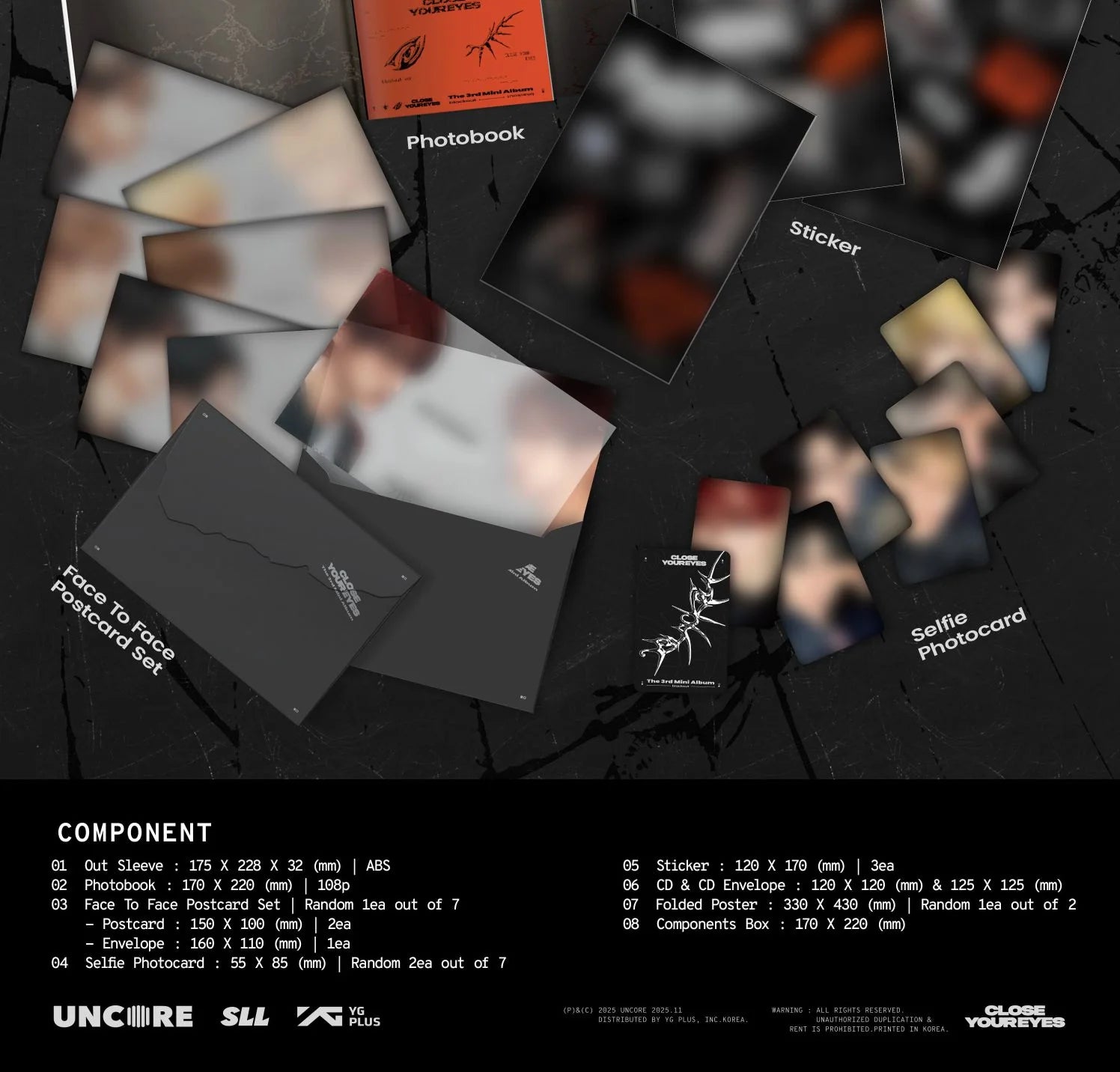 [PREORDER] CLOSE YOUR EYES - Blackout (Eyes Ver.)