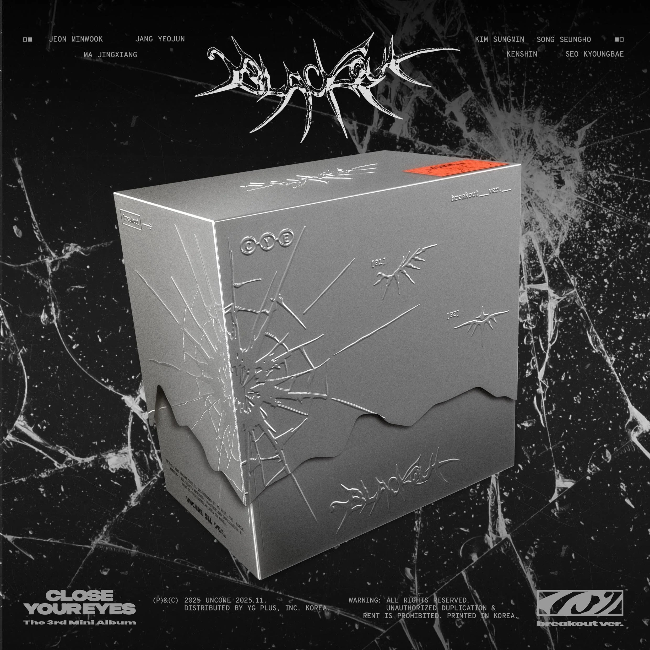 [PREORDER] CLOSE YOUR EYES - Blackout (Breakout Ver.)