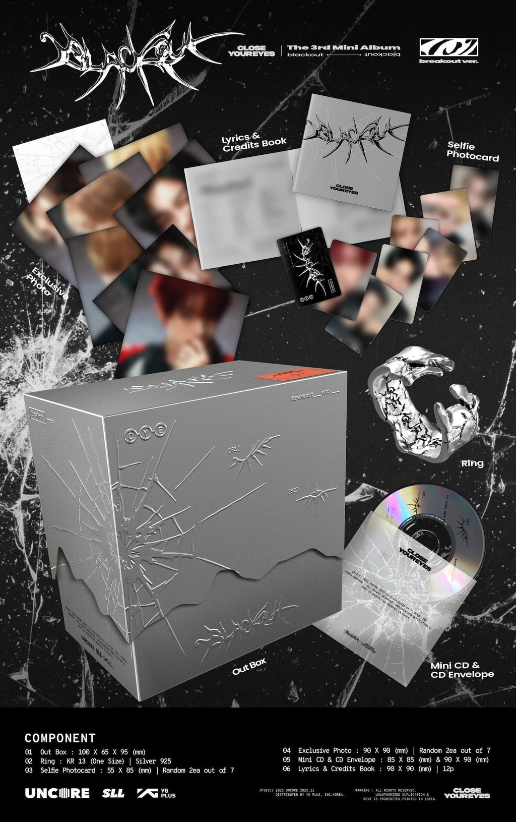 [PREORDER] CLOSE YOUR EYES - Blackout (Breakout Ver.)