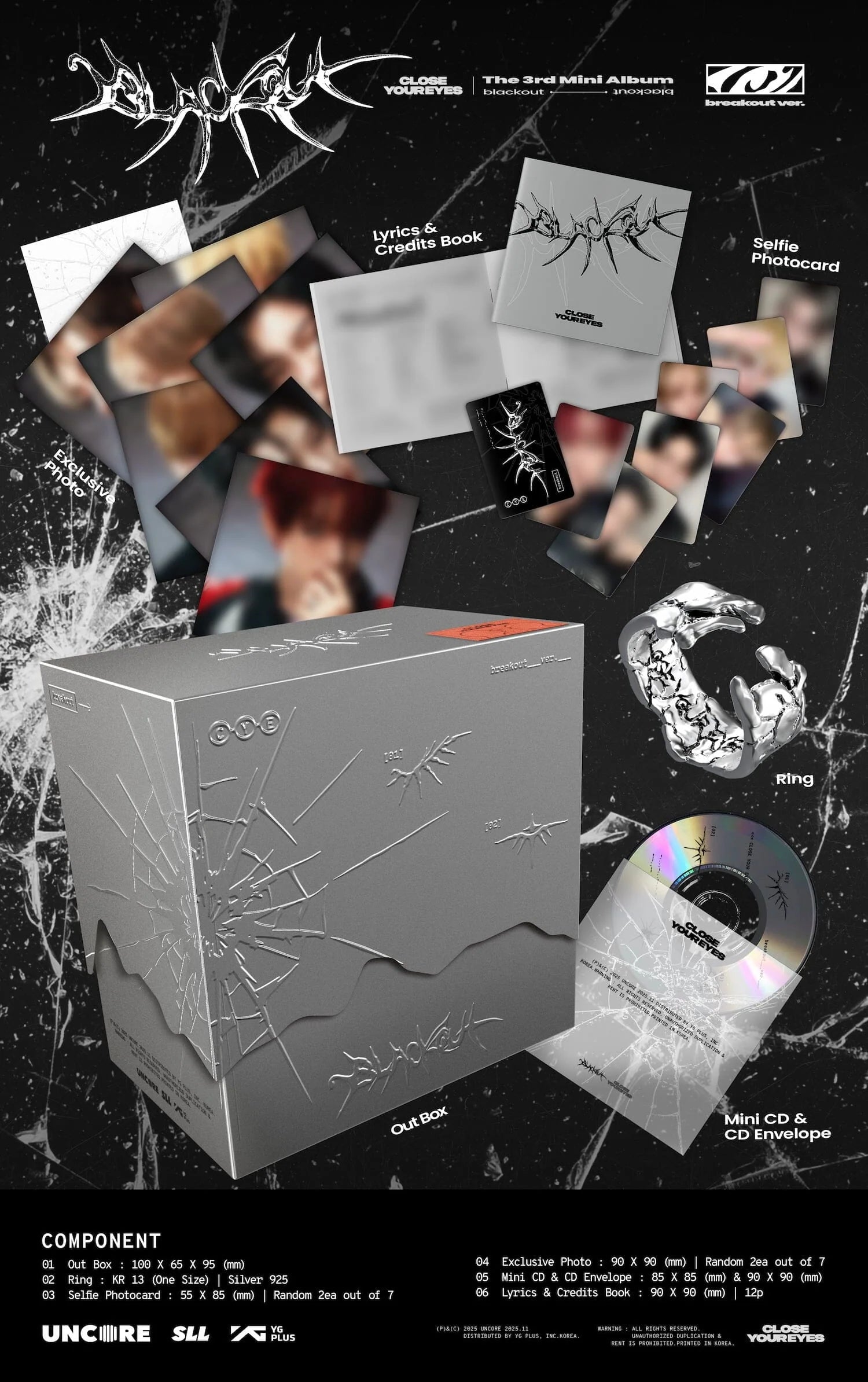 [PREORDER] CLOSE YOUR EYES - Blackout (Breakout Ver.)