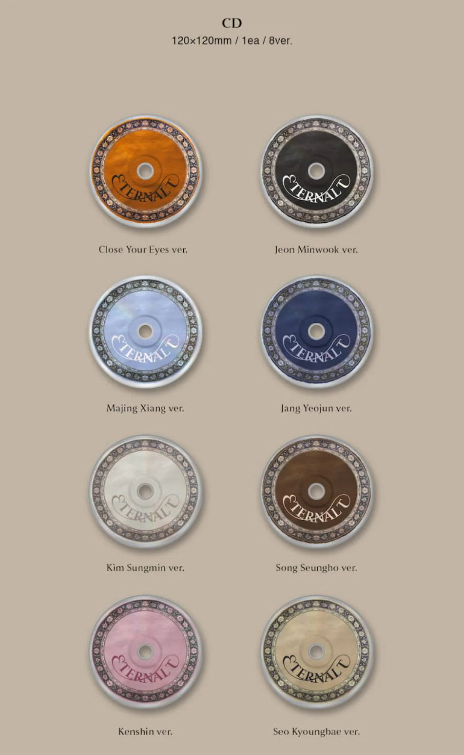 [PREORDER] CLOSE YOUR EYES - ETERNALT (JEWEL VER.)