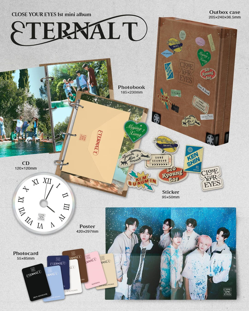 CLOSE YOUR EYES - ETERNALT (PHOTOBOOK VER.) SIGNED VER.