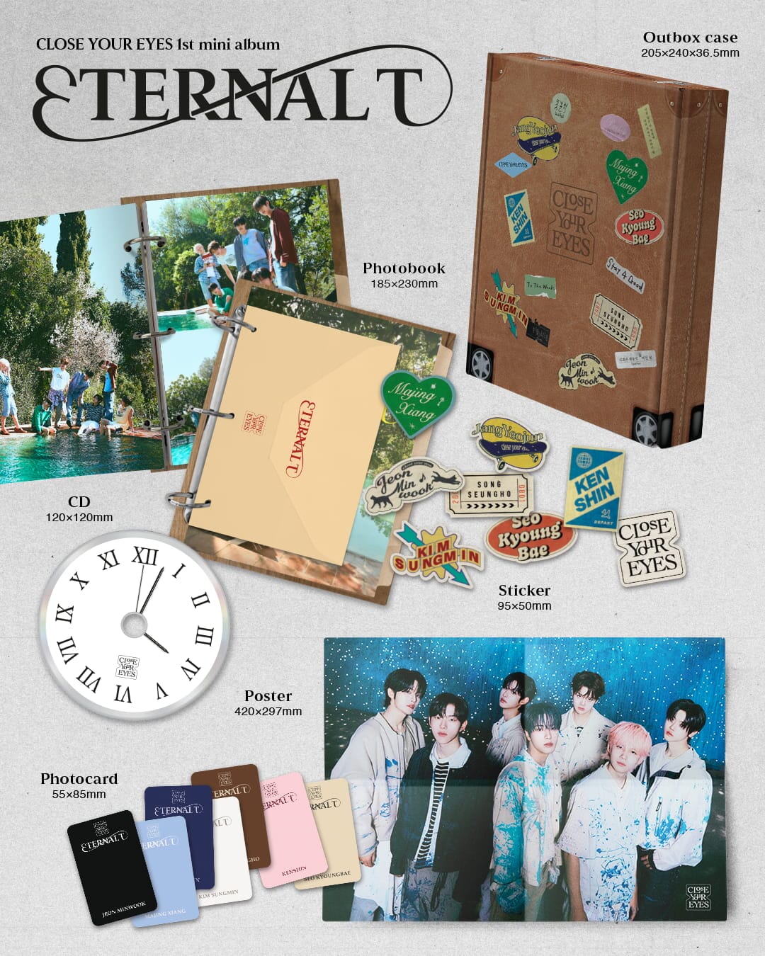CLOSE YOUR EYES - ETERNALT (PHOTOBOOK VER.) SIGNED VER.