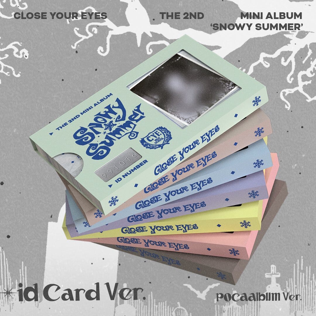 [PREORDER] CLOSE YOUR EYES - Snowy Summer (ID Card Ver./Poca Album)