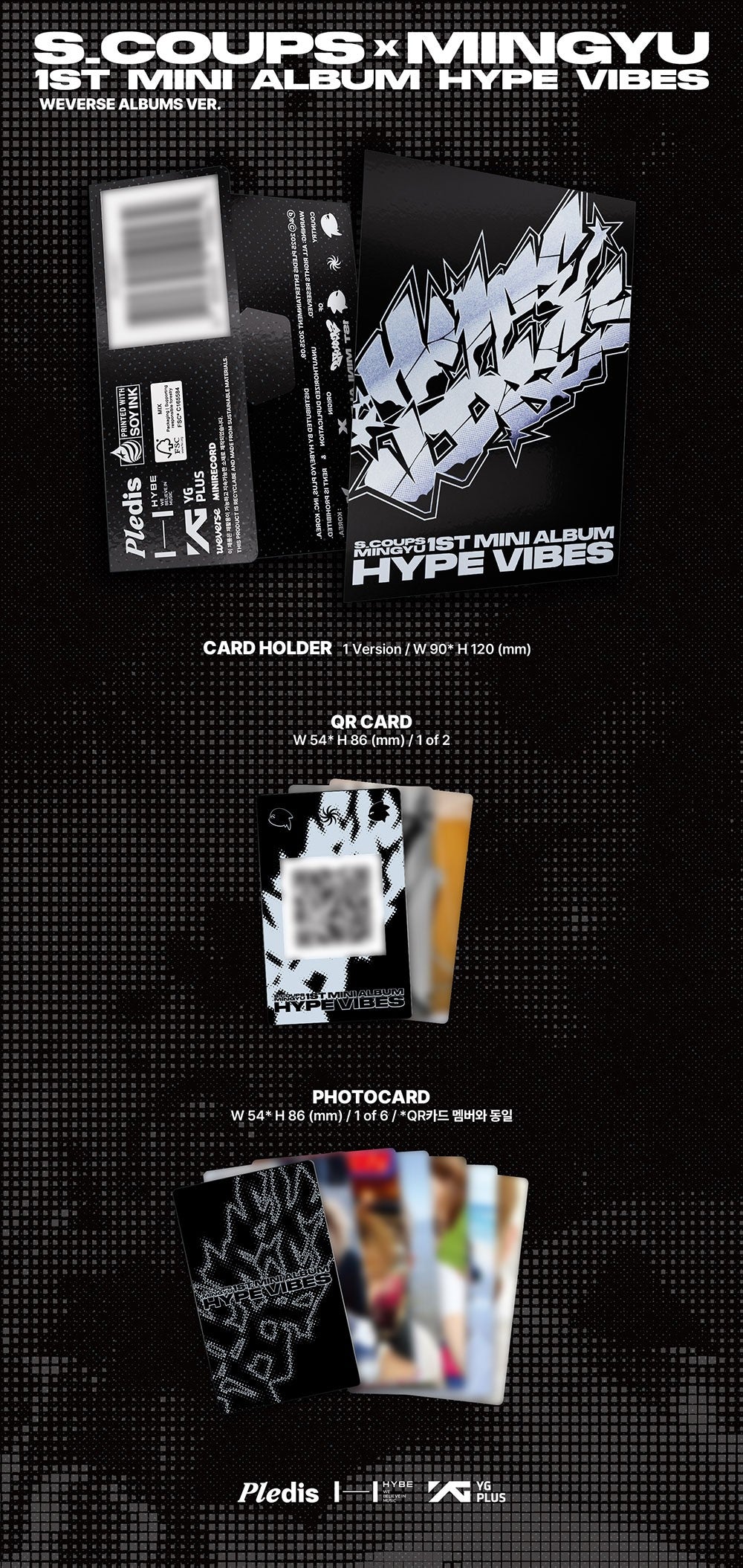 [PREORDER] S. Scoups x Mingyu: Hype Vibes - Weverse Album