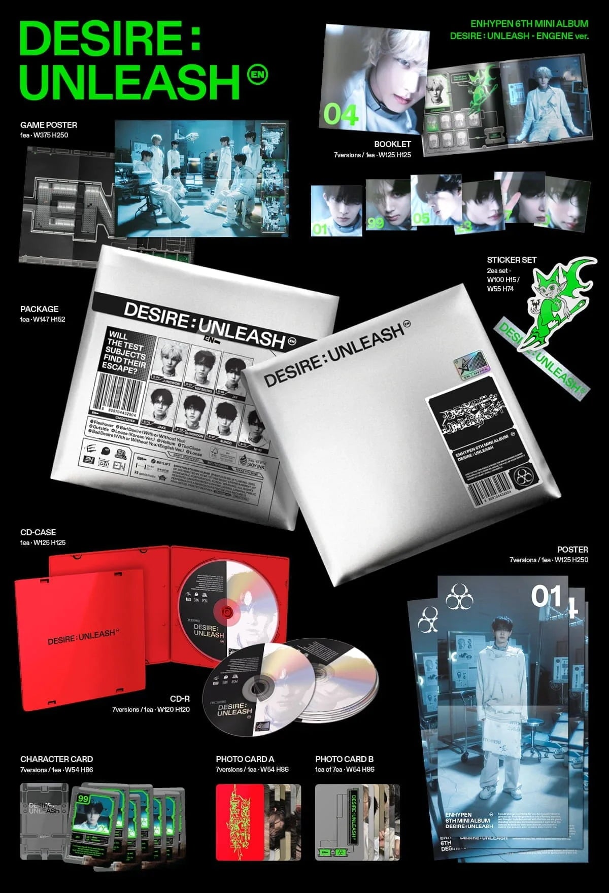 [PREORDER] Enhypen: Desire: Unleash (Engene Version)