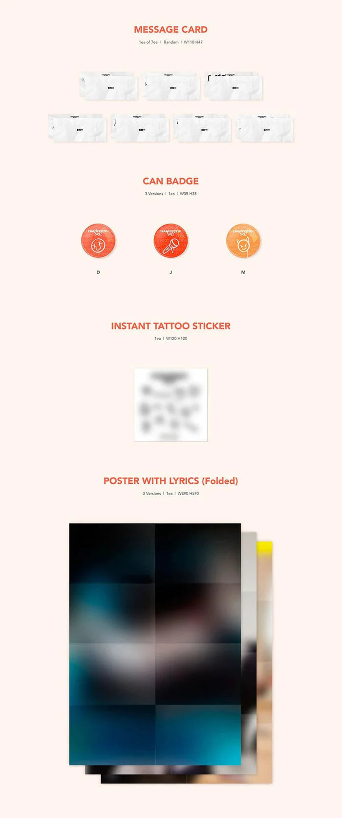[PREORDER] ENHYPEN - ALBUM MANIFESTO : DAY 1