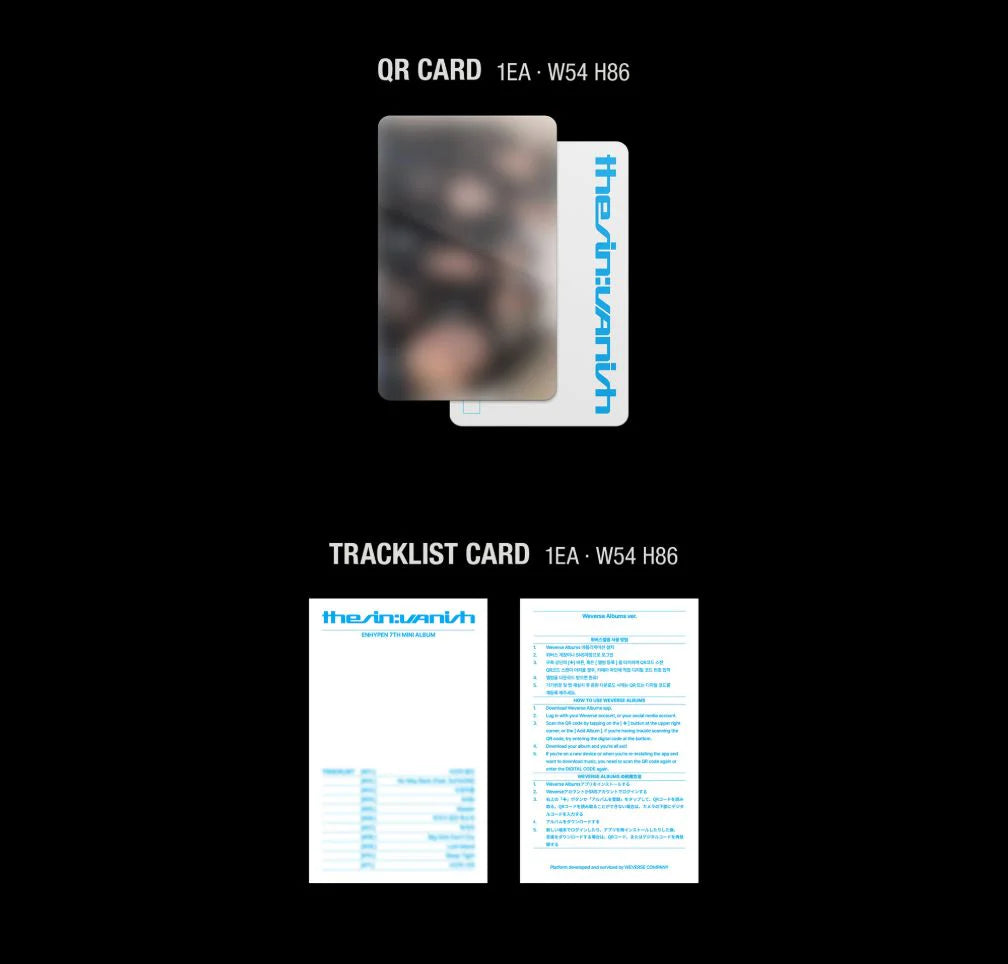 [PREORDER] Enhypen: The Sin: Vanish - Weverse Album