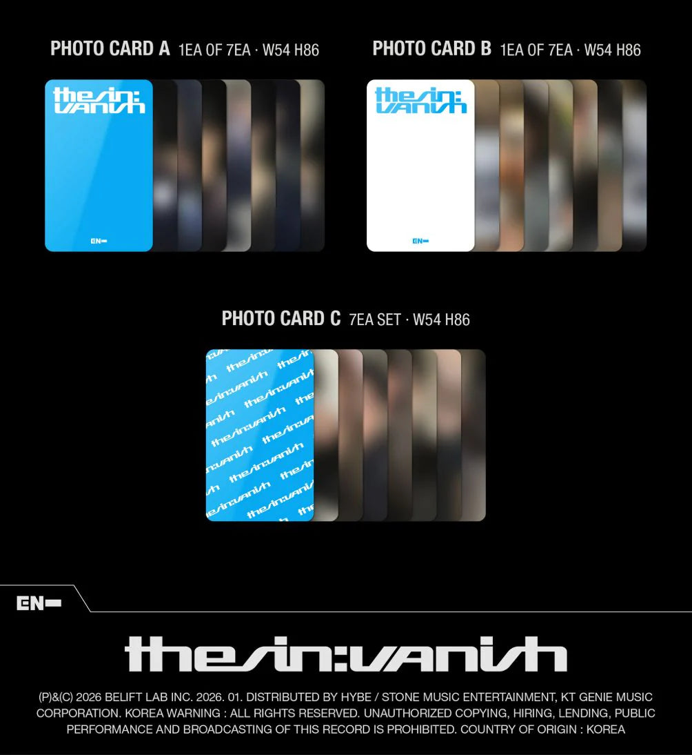 [PREORDER] Enhypen: The Sin: Vanish - Weverse Album
