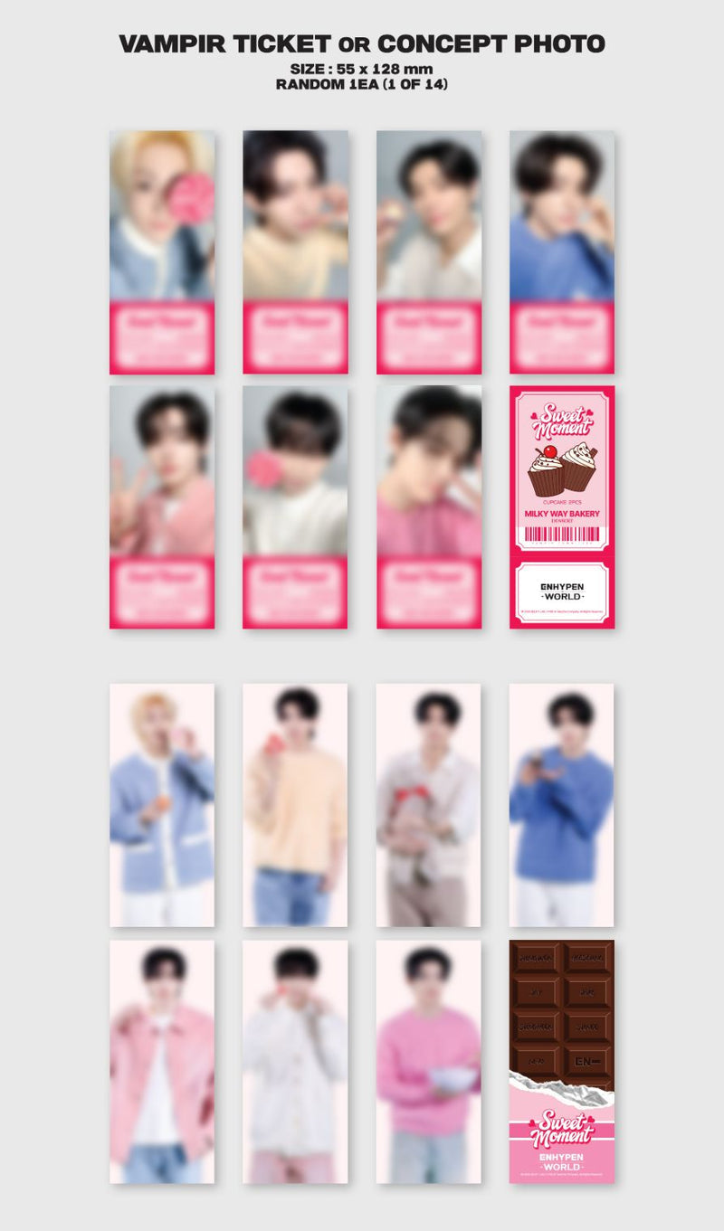ENHYPEN - World Coupon Card Collection (Sweet Moment Gift Ver.)