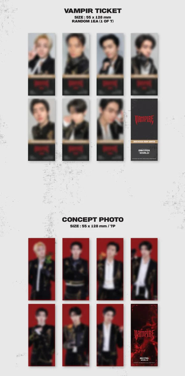 ENHYPEN - WORLD COUPON CARD COLLECTION (VAMPIRE VER.)