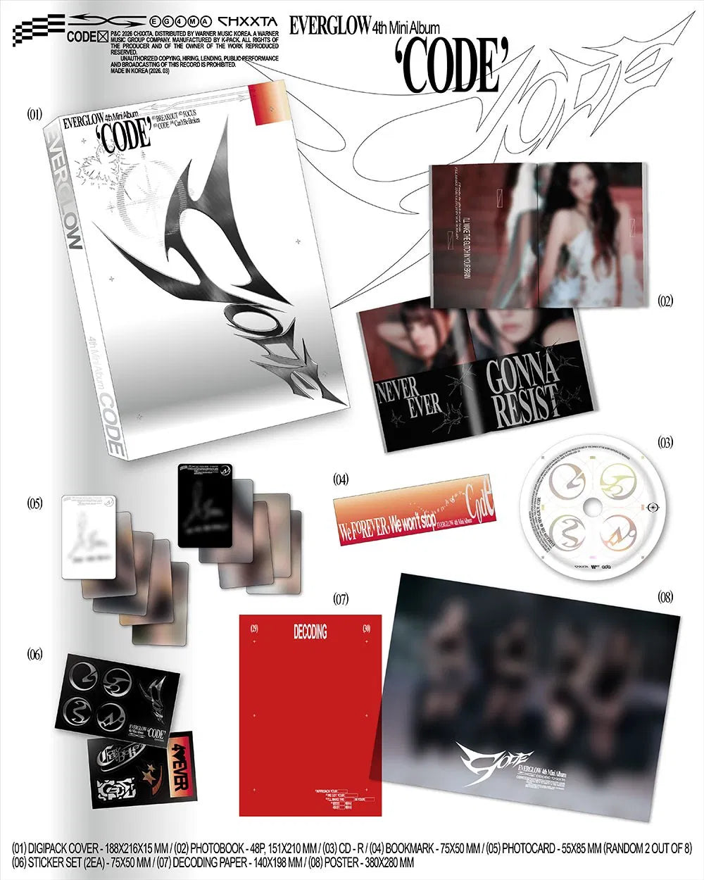 EVERGLOW - Code (Photobook Ver.)