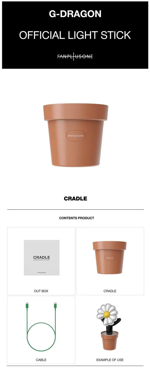 [PREORDER] G-Dragon: Official Light Stick Cradle
