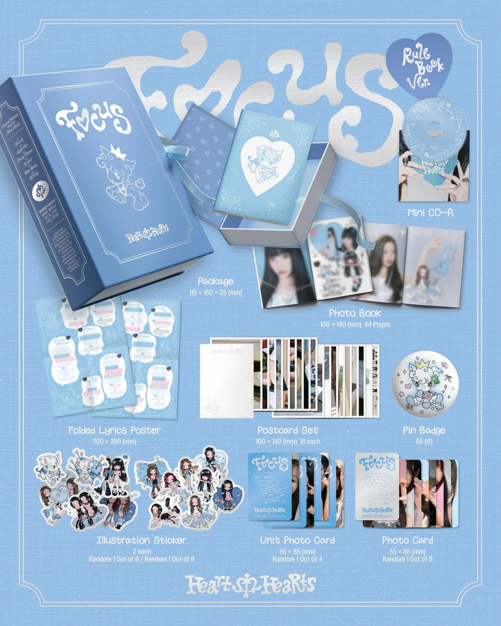HEARTS2HEARTS - Focus (Rule Book Ver.)