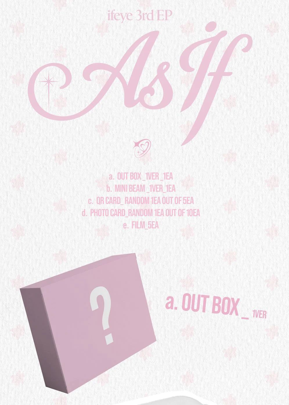 [PREORDER] IFEYE - As If (Minibeam Ver.)