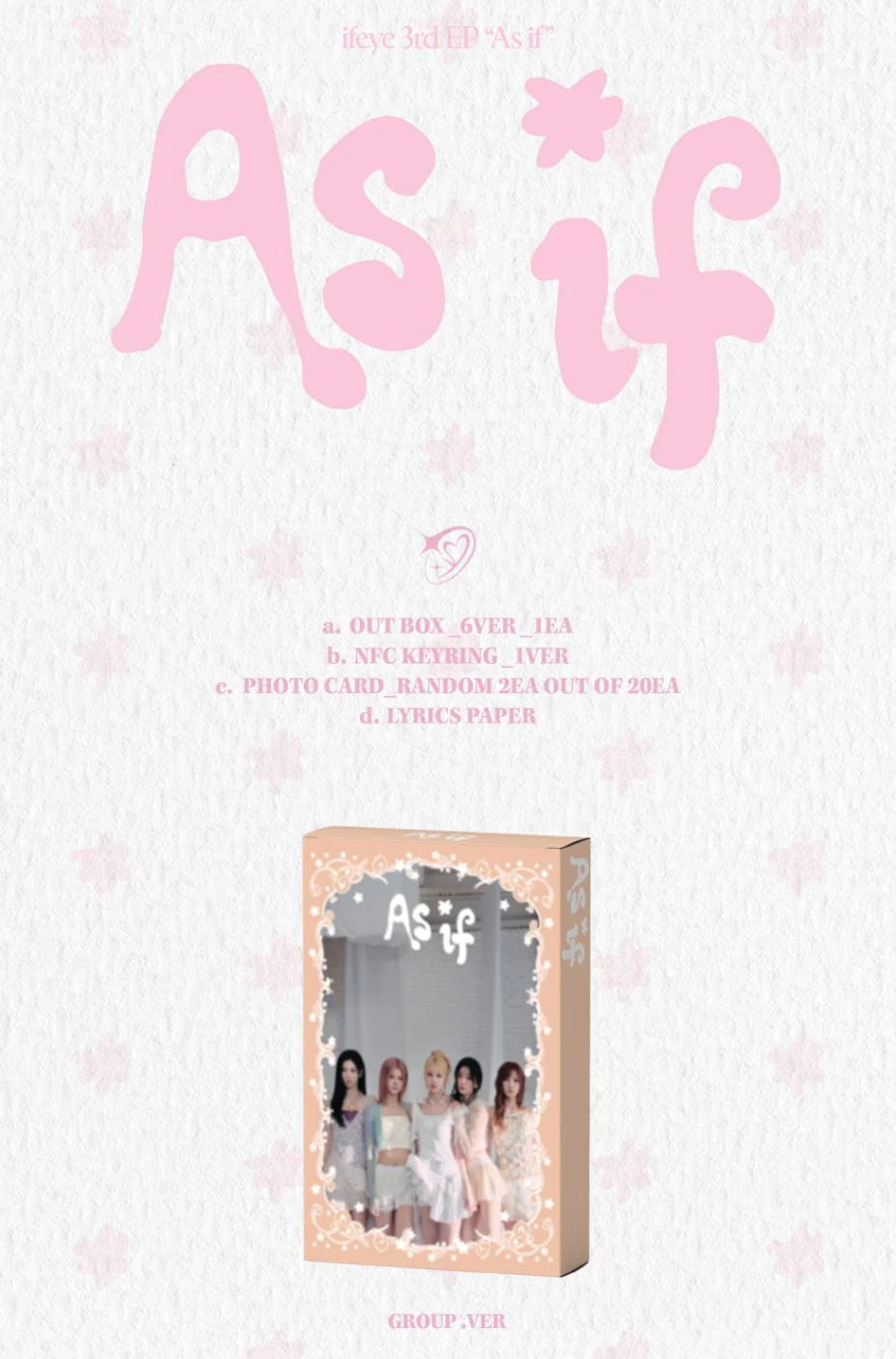 [PREORDER] IFEYE - As If (Platform - Ifeye Ver.)