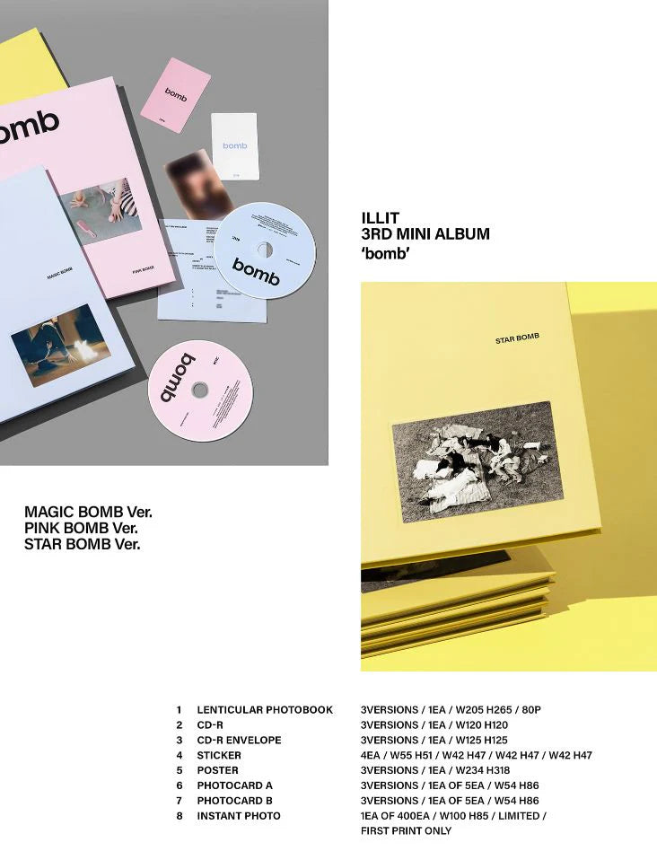 [PREORDER]  ILLIT: Bomb
