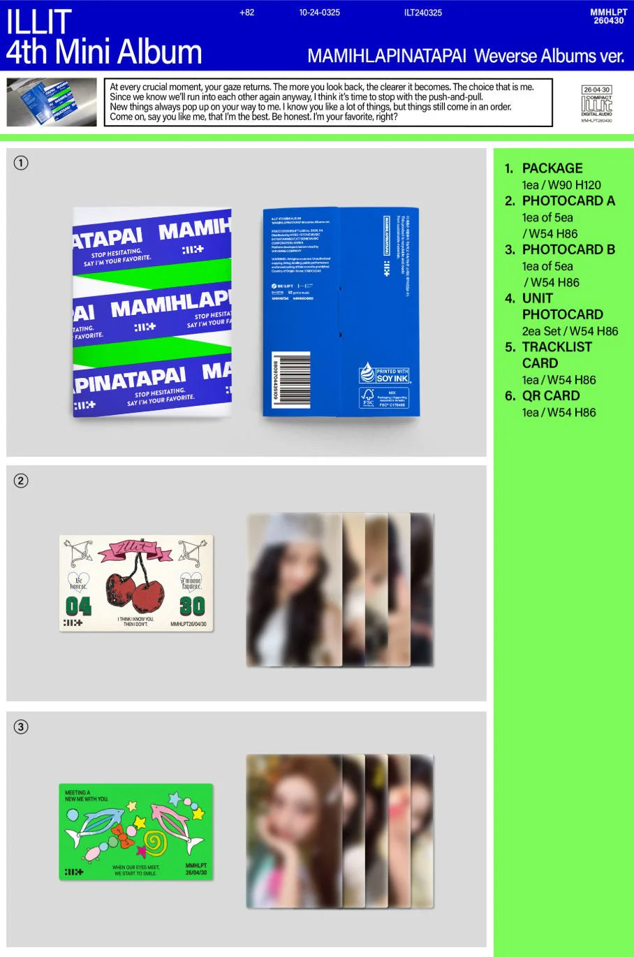 [PREORDER] ILLIT - Mamihlapinatapai (Weverse Albums Ver.)