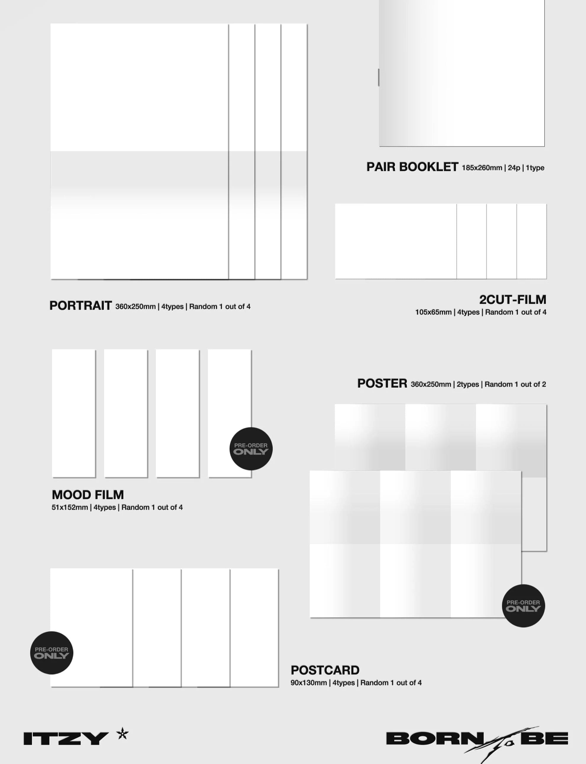 [PREORDER] Itzy: Born to Be